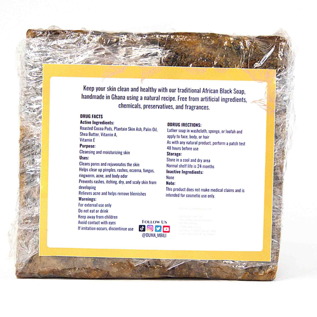 Organic African Black Soap